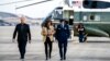Vice President Kamala Harris and her husband, Doug Emhoff, arrive to board a plane to depart Andrews Air Force Base, Maryland., Nov. 16, 2022, en route to Thailand for the Asia-Pacific Economic Cooperation Summit.