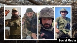 ქართველი მებრძოლები დავით ქუჩუკიანი, ვახტანგ ბარაბაძე, მიხეილ მაზანაშვილი და არსენ ქეცბაია უკრაინის ქალაქ ბახმუტის დაცვის დროს დაიღუპნენ
