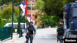 Patrola Kosvoske policije u selu Banjska (Foto: REUTERS/Ognen Teofilovski)