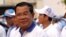 FILE - Cambodia’s Prime Minister Hun Sen and president of the ruling Cambodian People’s Party (CPP) attends an election campaign for the upcoming national election in Phnom Penh, Cambodia, July 1, 2023. 