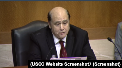 美中經濟與安全審查委員會委員、聽證會共同主持人巴博·博羅霍夫（Bob Borochoff）（Video Grab）