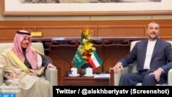 Mawaziri wa mambo ya nje wa Saudi Arabia na Iran