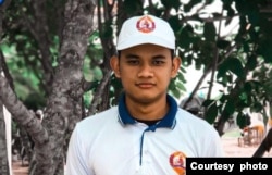 លោក នៅ វណ្ណេត អាយុ ២៦ ឆ្នាំ ជាអ្នកគាំទ្រគណបក្សប្រជាជនកម្ពុជានៅរាជធានីភ្នំពេញ។ (រូបថតផ្តល់ឱ្យដោយ នៅ វណ្ណេត)