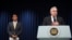 U.S. National Security Council Coordinator for Indo-Pacific Affairs Kurt Campbell, right, speaks as South Korea’s deputy national security director, Kim Tae-hyo stands nearby at the Presidential Office in Seoul, South Korea, July 18, 2023. 