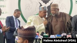 Taron manema labarai da Ministan Noma a Abuja, Najeriya