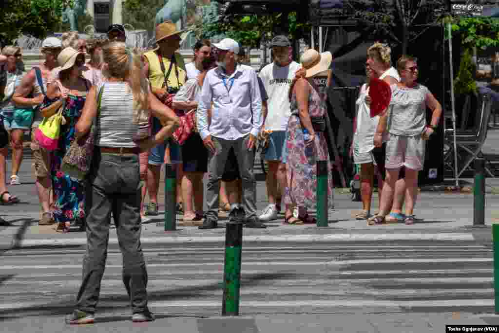Heatwave in Skopje with temperatures at 40 degrees Celsius