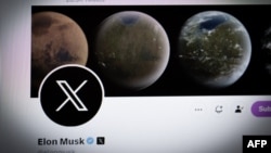 The new Twitter logo rebranded as X, is pictured in Paris on July 24, 2023, on the account of it's owner Elon Musk, after he changed his profile picture late on July 23, 2023, to the company's new logo.