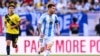 El argentino Lionel Messi en un partido contra Ecuador en el encuentro en Soldier Field. Foto: Daniel Bartel-USA TODAY