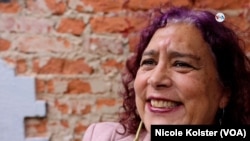  La abogada Tamara Adrián durante entrevista con la VOA, en Caracas. 