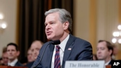 Direktor FBI Christopher Wray svjedoči pred odborom Predstavničkog doma na pretresu o Kini, 31. januara 2024. 