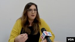 Мирослава Симоновска, новинарка во „Слободен печат“