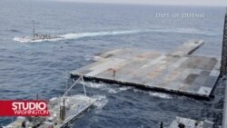 Neki zakonodavci zabrinuti da je američka vojska koja gradi pristanište uz Gazu nepotrebno izložena opasnosti