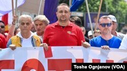 На протестот се обединија повеќе синдикати
