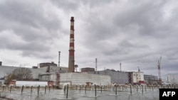 FILE - A general view of the Russian-controlled Zaporizhzhia nuclear power plant in southern Ukraine on March 29, 2023. 