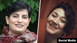 نيلوفر حامدی و الهه محمدی.
