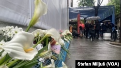 Godišnjica tragedije u Osnovnoj školi "Vladislav Ribnikar" u Beogradu (foto: Glas Amerike / Stefan Miljuš)