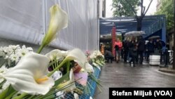 Godišnjica tragedije u Osnovnoj školi "Vladislav Ribnikar" u Beogradu (foto: Glas Amerike / Stefan Miljuš)