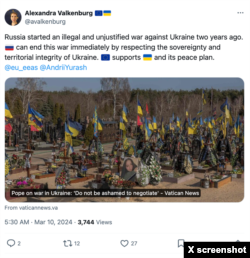 Відповідь голови представництва ЄС при Святому Престолі на слова Папи.