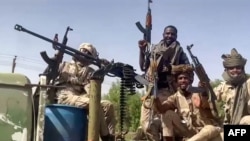 Wanajeshi wa vikosi vya Rapid Support Forces (RSF) huko Khartoum tarehe 23 Aprili 2023. Picha na Rapid Support Forces/ AFP. 