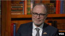 Ministar odbrane Letonije Andris Spruds u Glasu Amerike 2024, tokom posete Vašingtonu