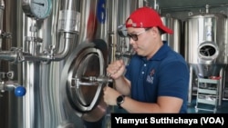 Sarawoot Prasitsongserm, manufacturer and distributor of Bangkok-based "Call Me Papa" craft beer