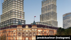 Nacrt kompleksa na lokaciji Generalštaba u centru Beograda koji je objavio Džared Kušner (screenshot/Instagam)