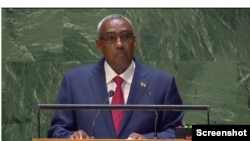 የኢትዮጵያ ምክትል ጠቅላይ ሚኒስትር ደመቀ መኮንን በኒው ዮርክ እየተካሄደ ባለው 78ኛ የተባበሩት መንግስታት ድርጅት ጠቅላላ ጉባዔ ላይ ንግግር ሲያደርጉ