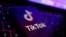 资料照片：TikTok的标志。