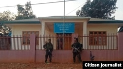 ဆီဆိုင်မြို့မှာ PNLA နေရာယူထားသည်ကို တွေ့ရစဉ်။ (ဇန်နဝါရီ ၂၅၊ ၂၀၂၄)