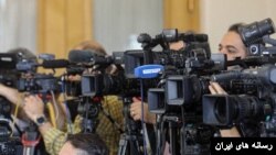 خبرنگاران در نشست خبری وزارت امورخارجه جمهوری اسلامی