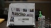 A printed issue of the Marion County Record sits on display at the newspaper's office, in Marion, Kansas, Aug. 13, 2023.