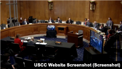 美中經濟與安全審查委員會(USCC)週四(3月23日)舉行年度報告週期的第三次聽證會，主題是關於“中國的全球影響力和干涉活動” (USCC網絡截圖)