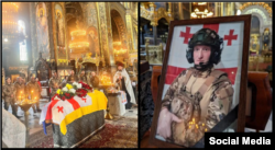 თენგო ჭანიას პანაშვიდი კიევის წმინდა ვოლოდიმის ტაძარში