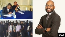 Osvaldo João, membro do Comitê de Referência Juvenil da União Africana, participa do Fala África VOA.