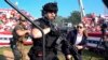 U.S. Secret Service agents respond as Republican presidential candidate former President Donald Trump is surrounded on stage by U.S. Secret Service agents at a campaign rally, July 13, 2024, in Butler, Pennsylvania.