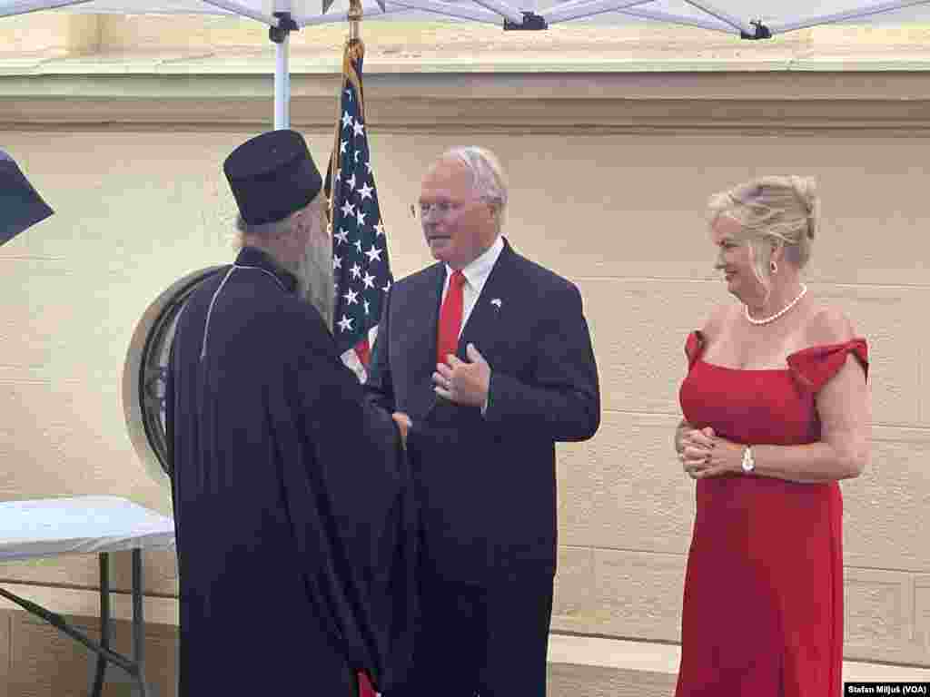 Patrijarh Srpske pravoslavne crkve (SPC) Porfirije dolazi na prijem