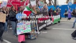 Londra’nın kadınlarından Türkçe dahil her dilde mesaj