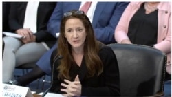 美國國家情報總監埃夫麗爾·海恩斯(Avril Haines)2024年5月15日出席美國國會參議院情報委員會聽證會（參議院情報委員會視頻截圖）