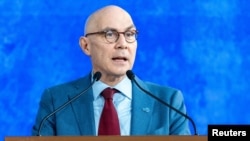 Kamishna wa Umoja wa Mataifa anayeshughulikia haki za binaadamu Volker Turk, akiwa Geneva Decemba 11, 2023. Picha na REUTERS/Denis Balibouse