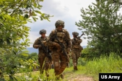 올해 7월 22일부터 8월 3일까지 진행된 한미 연합사단인 미 제2보병사단 소속 순환배치여단(제3기병연대)의 통합화력훈련. = 주한미군 제8군 제공.