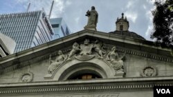 香港終審法院駁回26歲大學生呂世瑜針對《港區國安法》刑罰分級制的終極上訴。(美國之音湯惠芸)