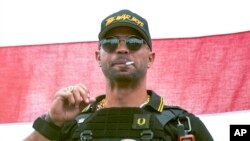 Kiongozi wa zamani wa kundi la Proud Boys, Henry "Enrique" Tarrio.