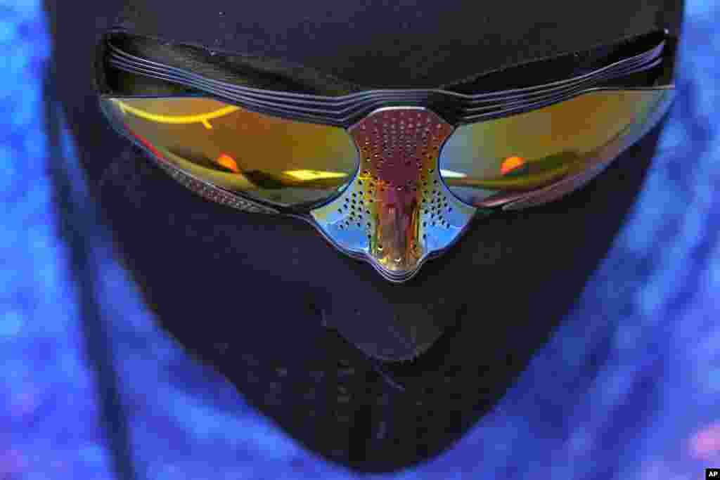 Raven Saunders of the United States is seen while competing during the women's shot put qualification at the 2024 Summer Olympics in Saint-Denis, France.