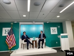 美國宗教自由委員會主席圖爾克與美國國土安全部副部長西爾弗斯在哈德遜研究所對話。 (2023年3月17日)