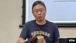 香港浸會大學政治及國際關係學系副教授陳家洛。(美國之音/湯惠芸)