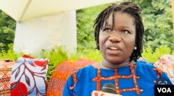 Bernadette Nikiema, exposante sur le site du festival.