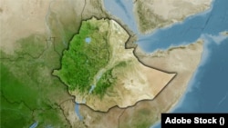 በሳተላይት የተነሳ ኢትዮጵያን የሚያሳይ ምስል