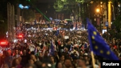 28 აპრილს, თბილისში რუსული კანონის წინააღმდეგ 100 ათასზე მეტი ადამიანი გამოვიდა