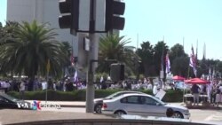 Người Mỹ gốc Do Thái tuần hành ủng hộ Israel ở Los Angeles