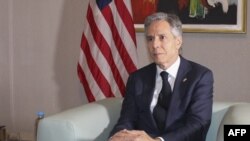 美國國務卿安東尼·布林肯2023年3月16日在尼日爾首度尼亞美接受法新社專訪。